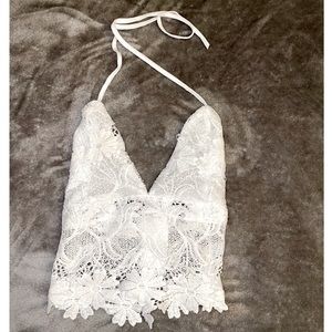 Lace Halter Top